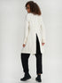 Forme d'Expression Linen DB Cutaway Coat Ecru White